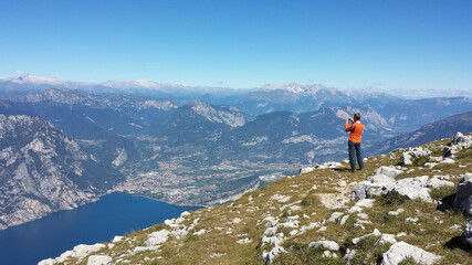 Fototapeta na wymiar Monte Altissimo Lake Garda