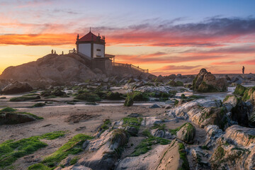 Fototapeta premium A chapel in the beach