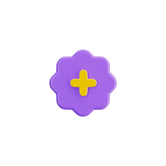 Add 3d icon and symbol in white background. Modern and minimalistic design. 3D Rendered Colorful Illustration.