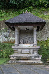 Balinese shrine in the temple complex "Goa Gajah"