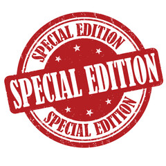 Special edition grunge rubber stamp