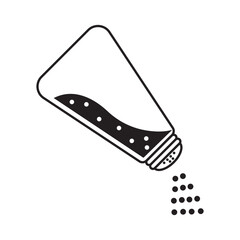 salt icon logo vector design template