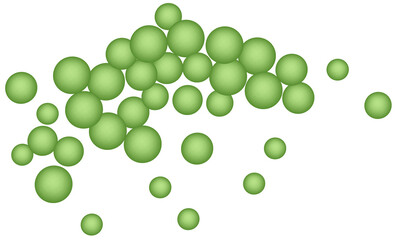 Illustration of Fresh Green Peas Pods. A Good Source of Dietary Fiber, Protein, Citamins and Minerals.
