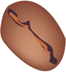 Coffee Time, Illustration Medium Roasted Coffee Beans with A Rich Aroma and Balanced Flavor. Perfect for A Satisfying Cup of Coffee Any Time of The Day.
