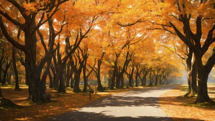 A large fall park, with beautiful streets, bike paths. The best place for a walk.