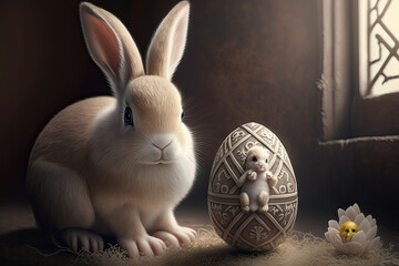 Easter decorations, easter egg, cross, chalice, flowers, religious, religion, Christianity, Christian, candle, decor, festive, gold, tradition, ornament.