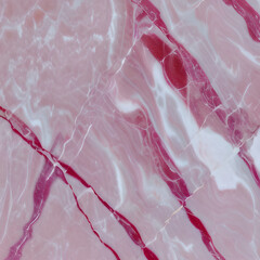 Realistic Pink Marble Texture Background created with Generative AI technology