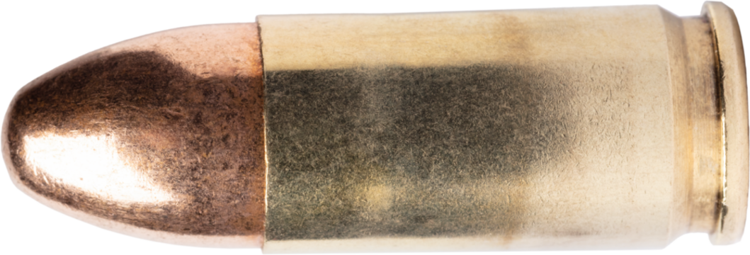 Ball ammo for a 9 mm pistol