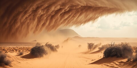 Desert Sandstorm, generative AI