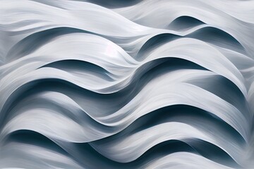 Seamless abstract white waves background