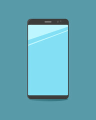 Smartphone vector flat illustration