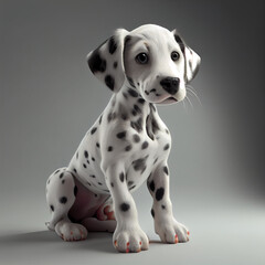 Puppy Dalmation - Generative AI