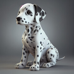 Puppy Dalmation - Generative AI