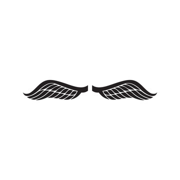 recommend clip art: minimalist abstract wing design logo
                    
