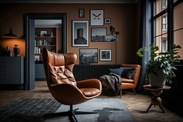 Upgrade the Style of Your Cozy Living Room with a Contemporary Armchair that Adds a Modern Touch and Enhances the Overall Look.
