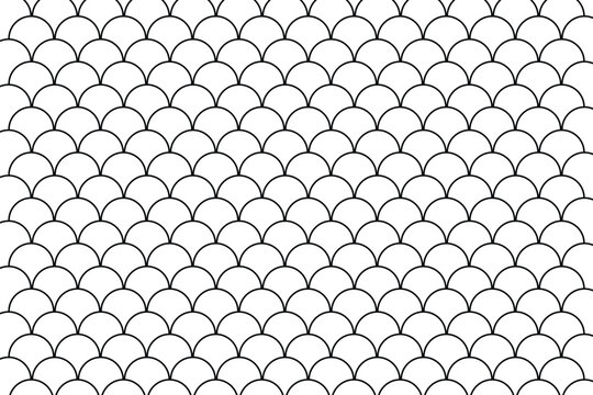 simple fish scale seamless pattern texture.