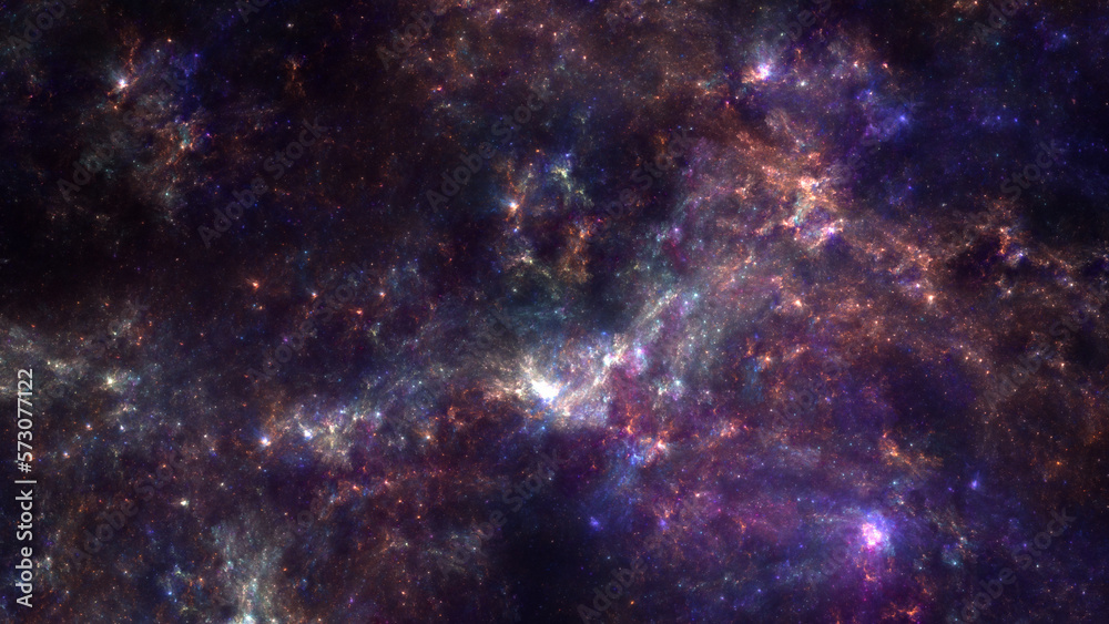 Canvas Prints streaming starscape nebula - sci-fi nebula - good for gaming and sci-fi related content - 8k resolut