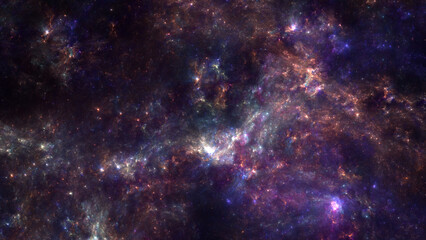 Obraz na płótnie Canvas Streaming Starscape Nebula - Sci-Fi Nebula - Good for gaming and sci-fi related content - 8k resolution