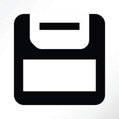 Minimalist save icon.