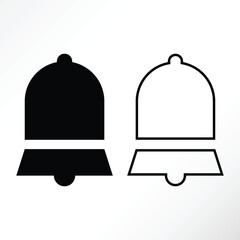 Minimalist icons of a bell.