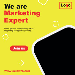 Digital marketing and creative agency banner