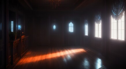 Interior of a empty room [AI Generated]