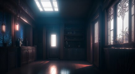 Interior of a empty room [AI Generated]
