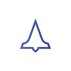 bell logo simple bell logo modern corporate, abstract letter logo