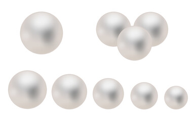 パールのセットイラスト