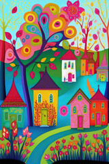 maison colorées
