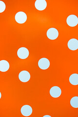 abstract background with orange panel and dots - close up with macro lens, hence photos have particular focus point