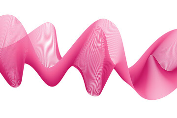 Abstract pink light lines on white background. abstract wave background for computer wallpaper and landing page.
