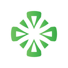 motif logo luck icon simple use goodwill symbolmodern corporate, abstract letter logo