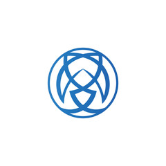motif logo bullet logo simple icon leaf logomodern corporate, abstract letter logo