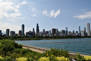city skyline Chicago