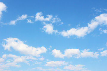 Obraz na płótnie Canvas Blank sky surface with small clou