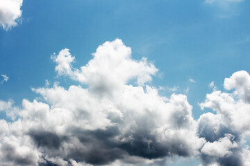 blue sky background with clouds