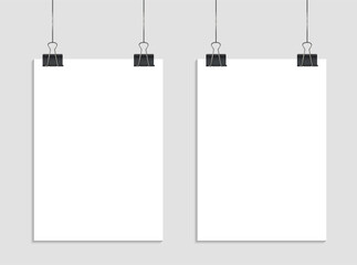 A4 blank paper template mock up illustrating design.