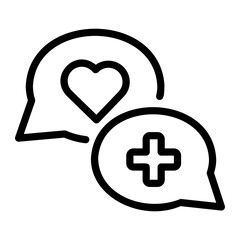 Obraz premium chat icon