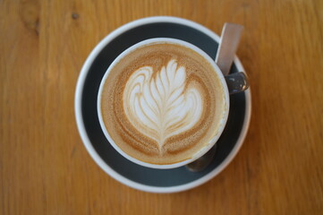 A great coffee at the cafe