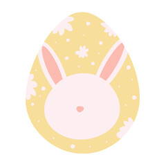 Bunny Face Easter Egg