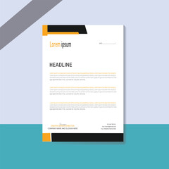Letterhead  Minimal Corporate Layout Template