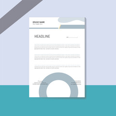 Letterhead  Minimal Corporate Layout Template