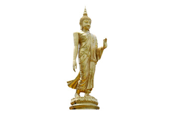 golden Buddha statue for worship