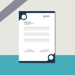 Letterhead  Minimal Corporate Layout Template
