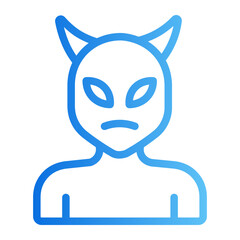 alien gradient icon