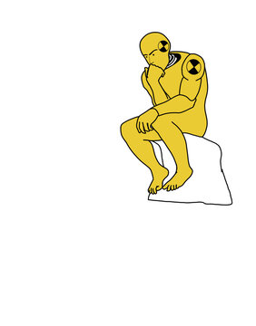 Thinking robot / crash test dummy 