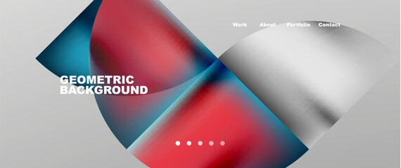 Circles and round elements abstract background design for wallpaper, banner, background, landing page, wall art, invitation, prints