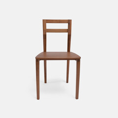 Dark wooden chair, comfortable sitting chair for house