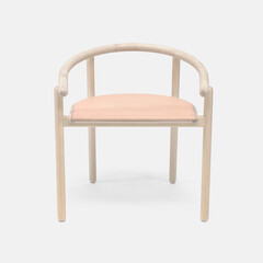 Light wooden comfortable chair, house sitting furniture